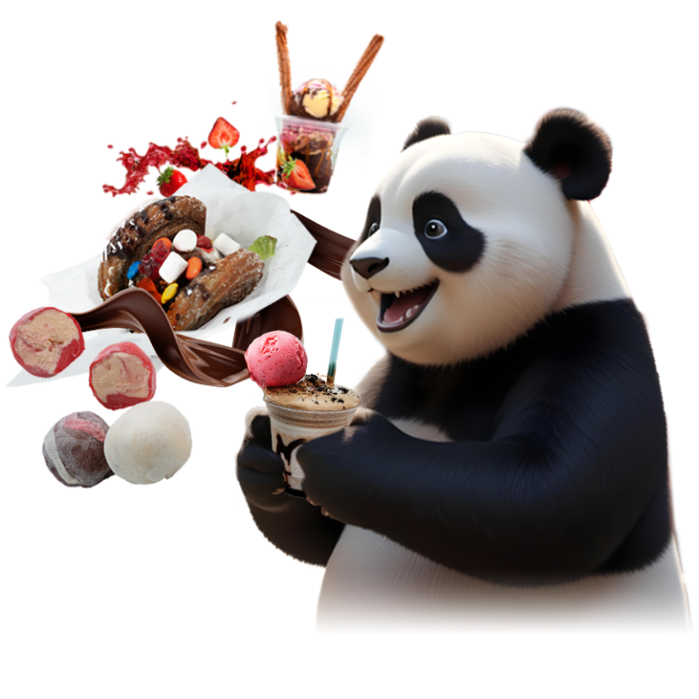 Sweet Panda con productos