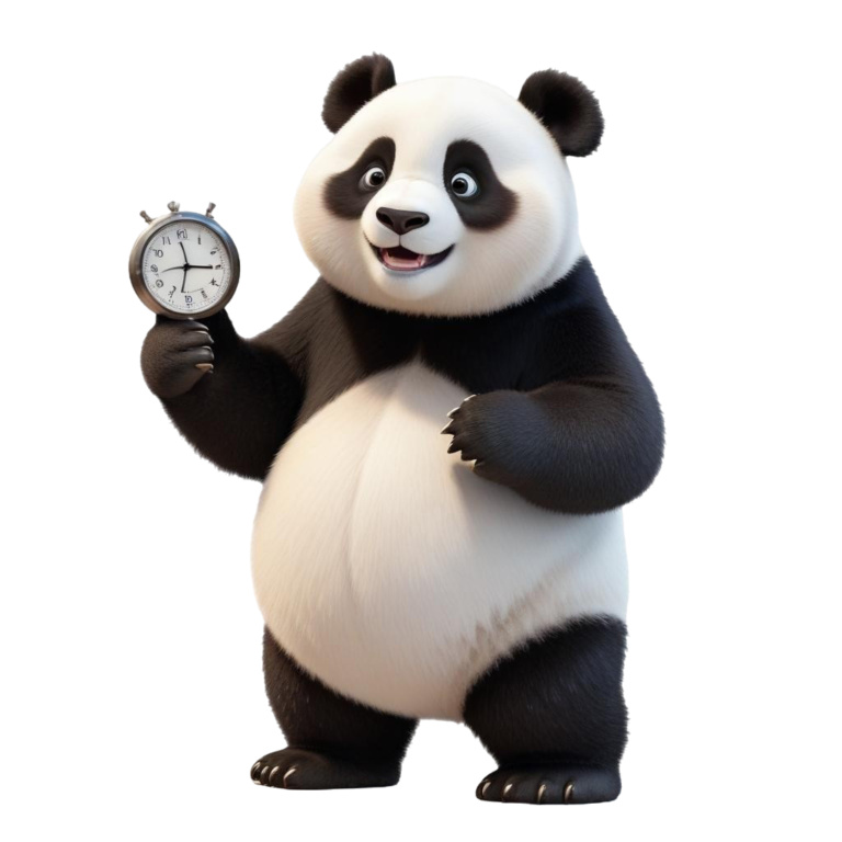 Panda cronómetro